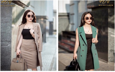 Các thiết kế thời trang công sở ấn tượng tại Hoa Nấm Fashion
